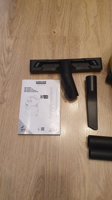Odkurzacz akumulatorowy Karcher WD3 Battery premium. Nieużywany