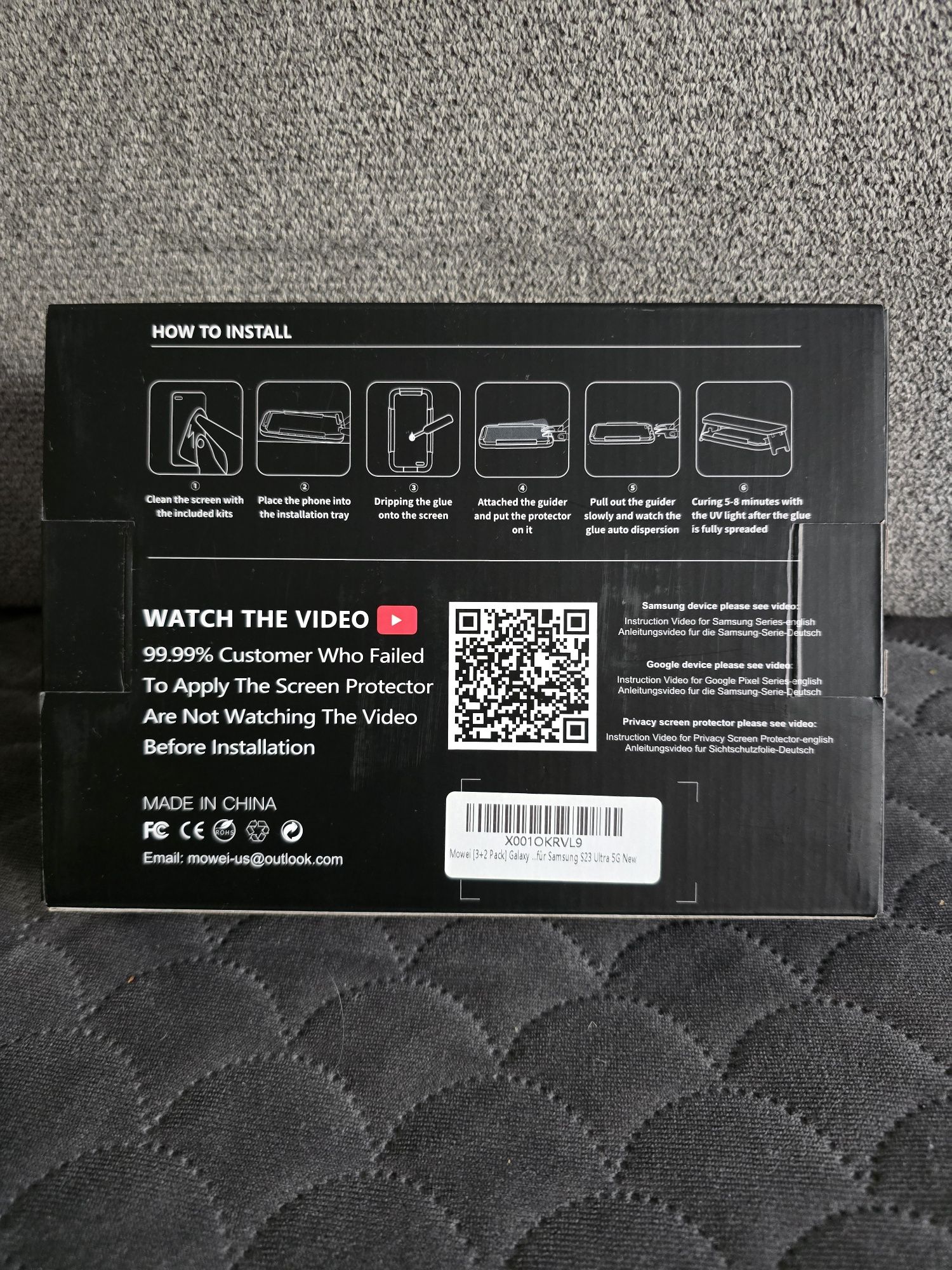 Szkło Hartowane MOWEI 2szt. Samsung s23 ultra
