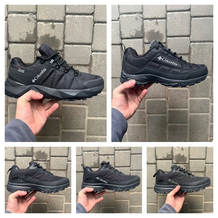 Чоловічі зимові кросівки Columbia Gore-Tex Black