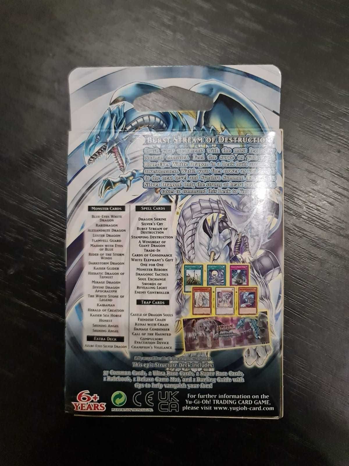 Structure Deck: Saga of Blue-Eyes White Dragon Yu-Gi-Oh Selado