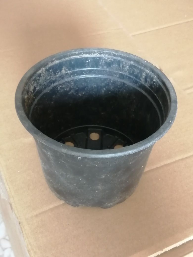 Vaso plástico preto