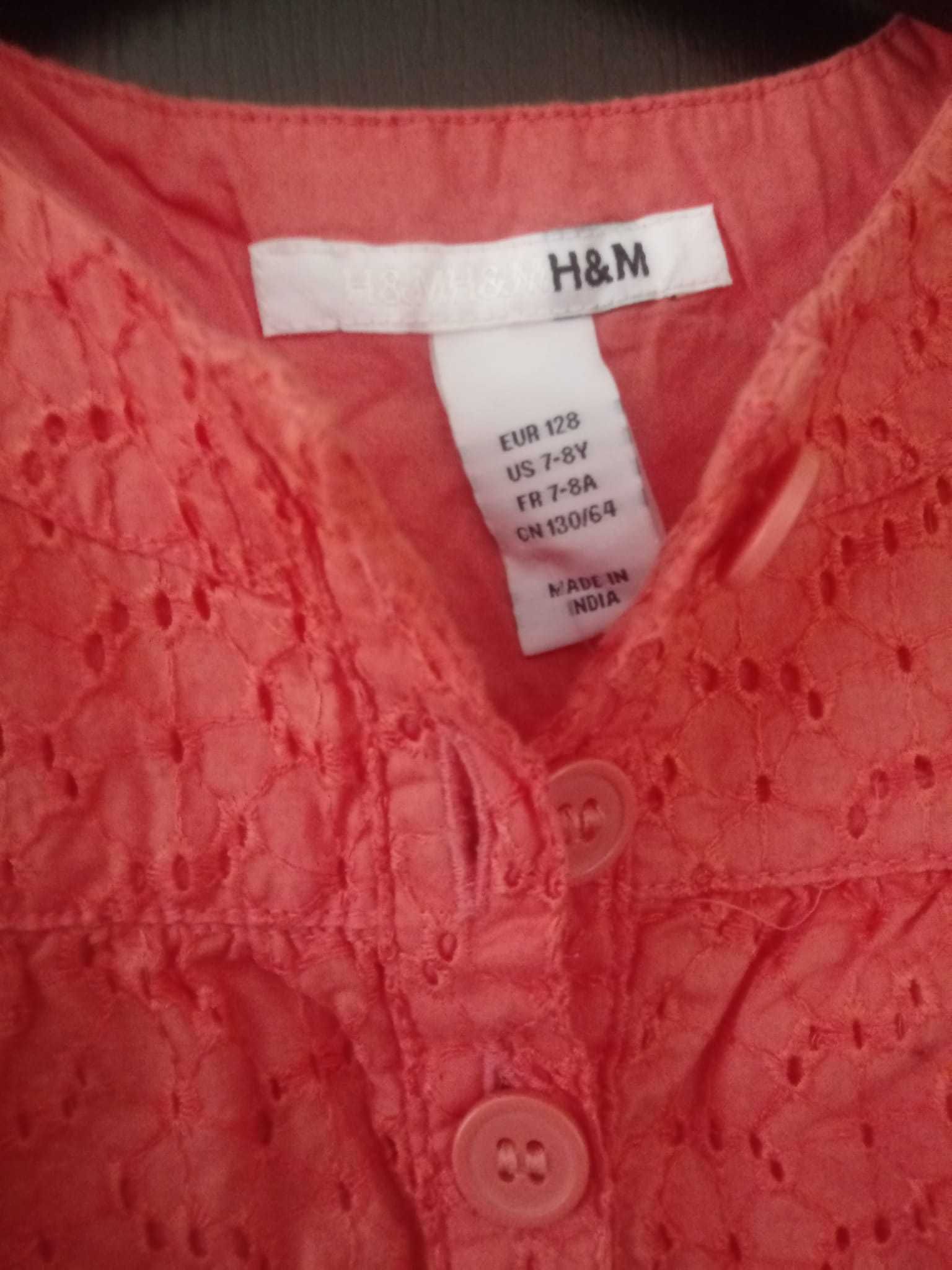 sukienka dziewczęca rozmiar 128 firmy H&M nowa