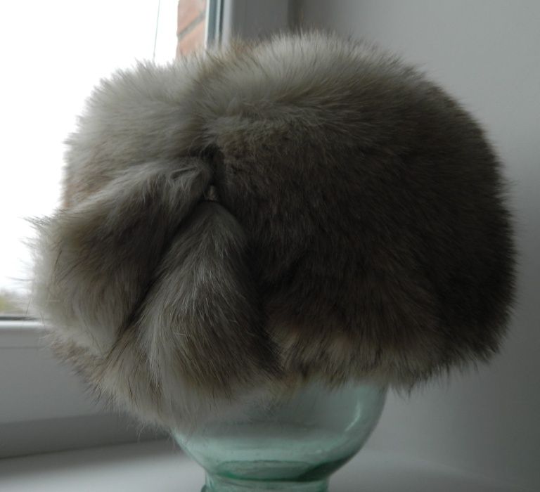 Шапка зимняя песцовая из меха песца песец