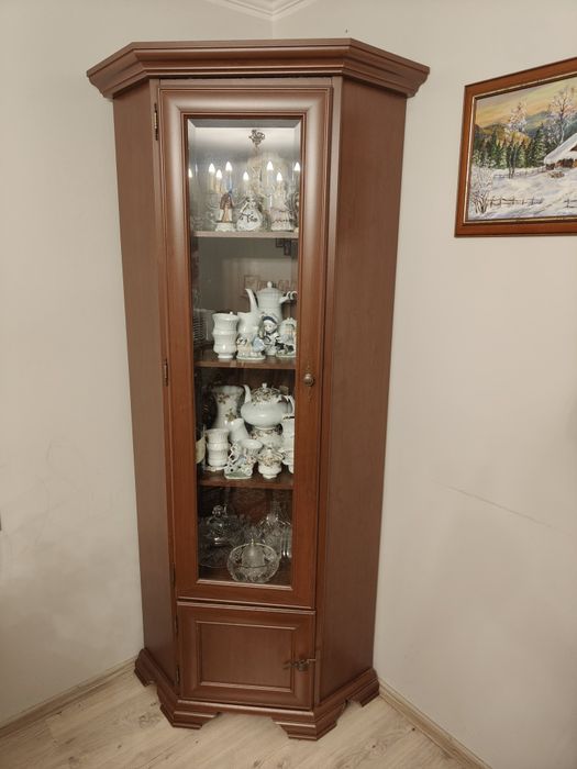 Meblościanka, lustro, komoda, narożnik