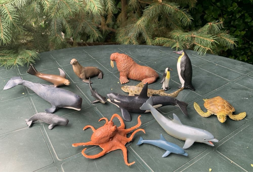 Фигурки Schleich динозавр, морские ,дикие и домашнии животные