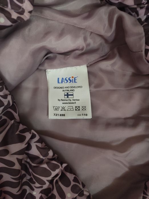 Зимове пальто Lassie by Reima 110 розмір, термопальто, бузкове Леси