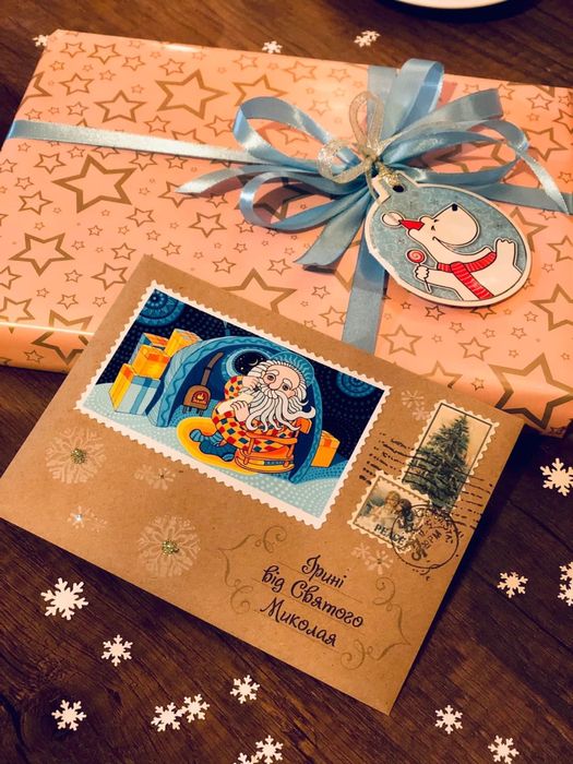Новорічні листи від Миколая, Різдвяні листівки