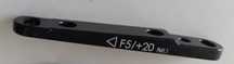 Adapter przedni TRP TEKTRO flat mount to flat mount 140/160 f5