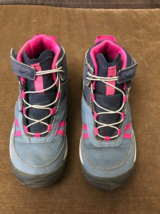 Buty turystyczne dla dzieci Quechua Crossrock Mid wodoodporne r. 33