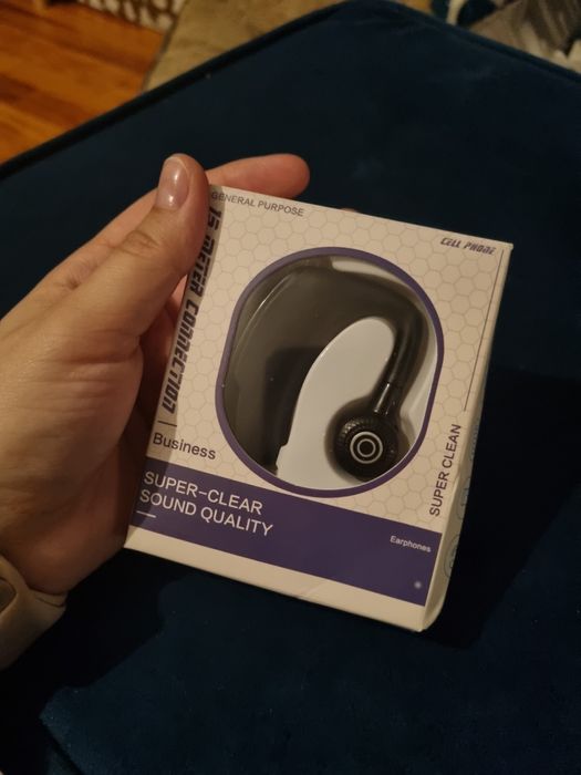 Bezprzewodowe Bluetooth-Zestaw Słuchawkowy z mikrofonem, słuchawki,