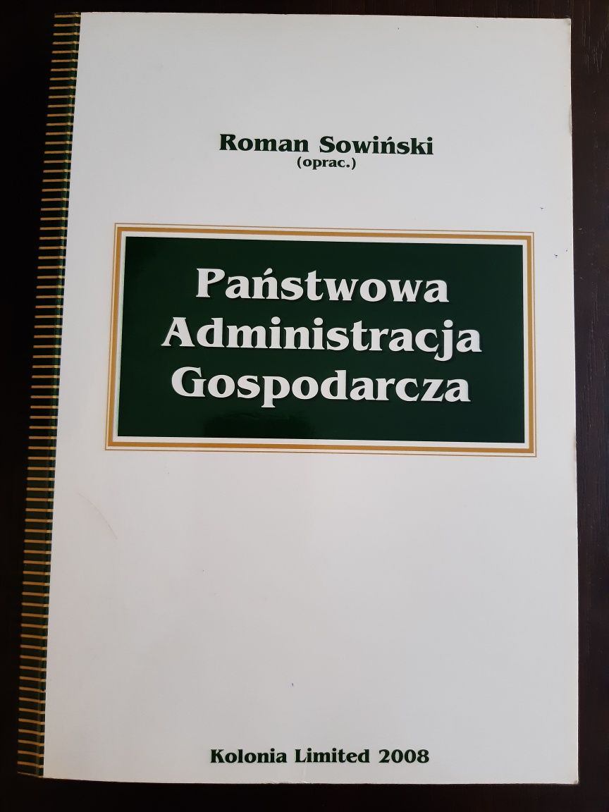 Nowa Państwowa administracja gospodarcza Roman Sowiński