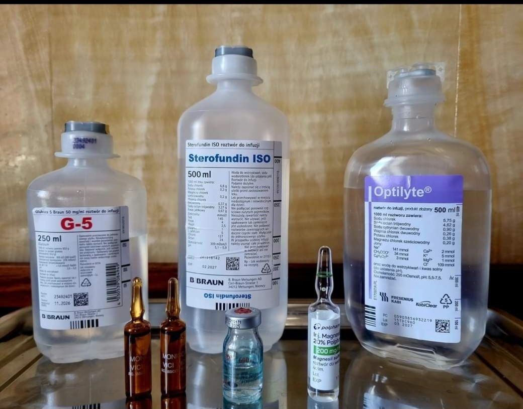 Kroplówki/wlewy Detox  Odtrucie Alkoholowe - Sport Nawodnienie