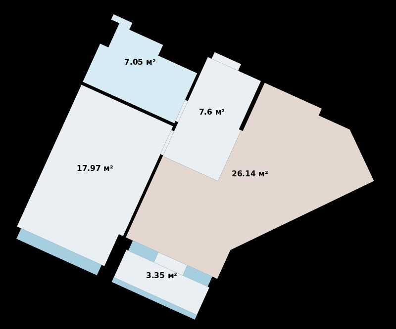 1к, 60м, ЖК Greenville на Печерську, Секція 3, будинок 1, 1800$ за м2