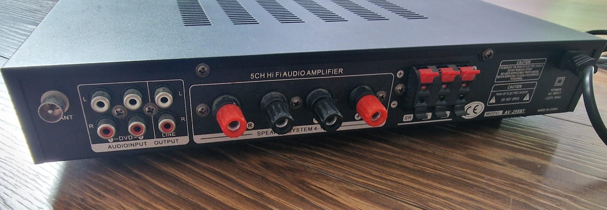 Receiver Hi-fi Amplifier Stereo Bluetooth Radio Digital Usb Amplifier