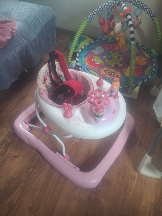 Sprzedam chodzik i szelki do nauki chodzenia