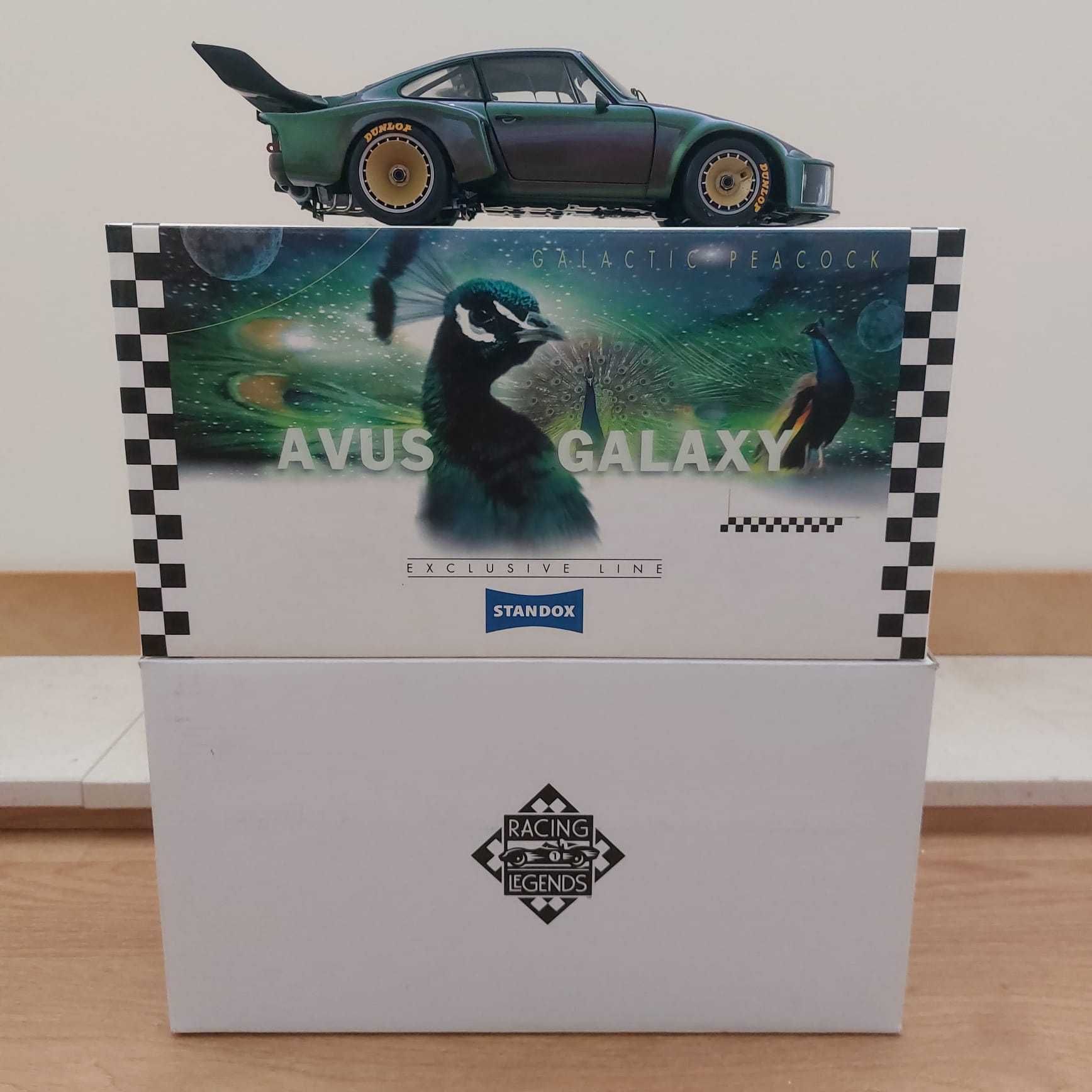 Miniatura Porsche 935 Turbo Standox Avus Galaxy Green 1976 EXOTO 1:18
