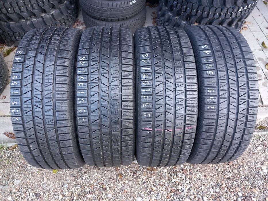 4x Opony Używane Zimowe 235/55R18 Pirelli