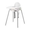 IKEA krzesło krzesełko do karmienia + taca ANTILOP