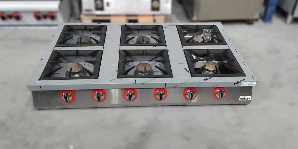 Fogão a Gás de Bancada de 6Bocas - NOVO