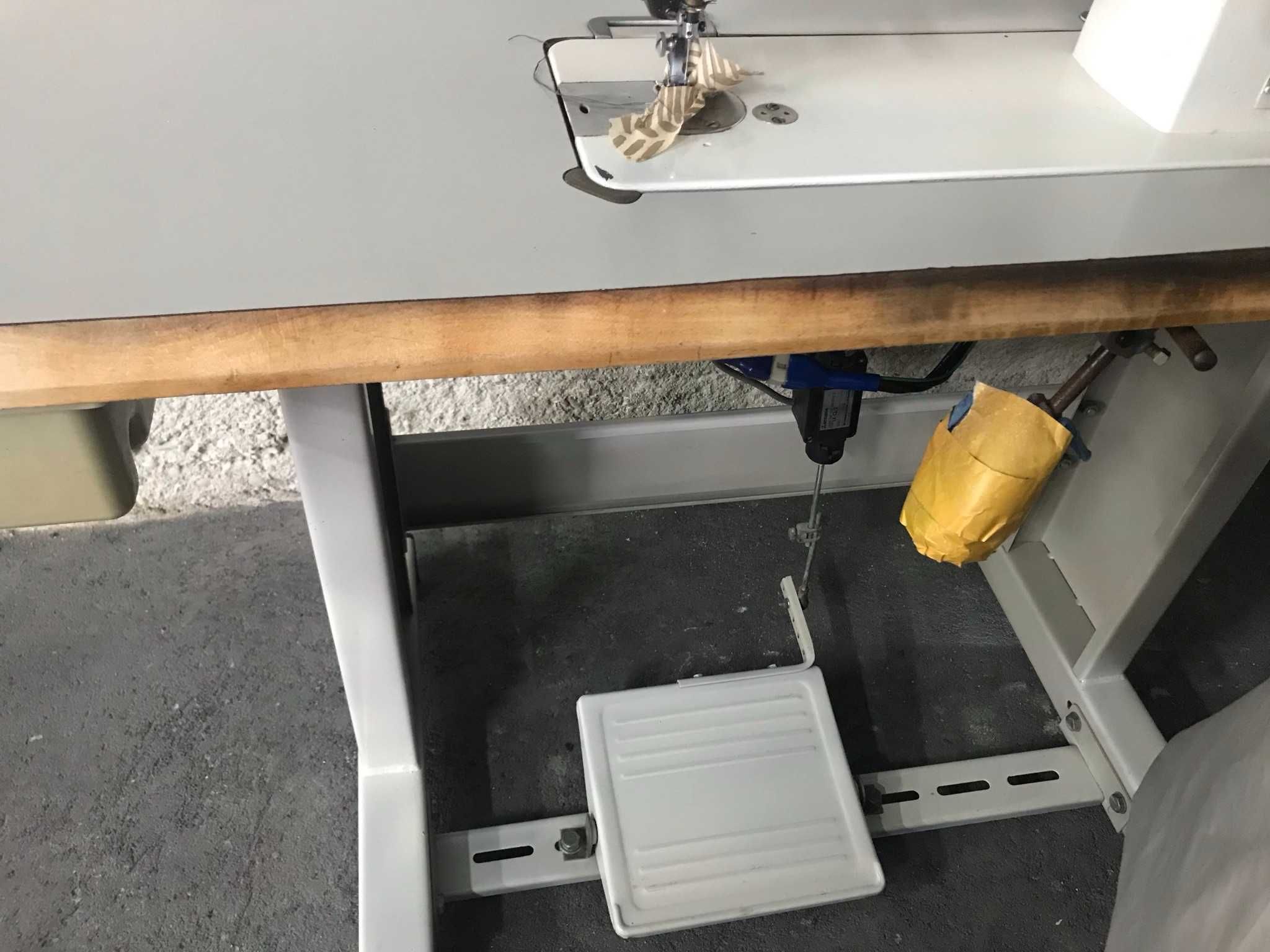 Maquina industrial Ponto corrido com corte de Linha