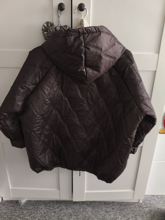 Kurtka czekolada brąz oversize
