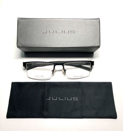 Okulary oprawki korekcyjne JULIUS POD26 C01 Carbon Fiber