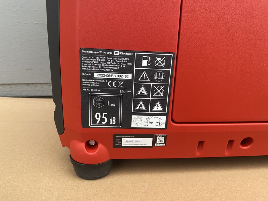 Продам Генератор бензиновий інверторний Einhell TC-IG 2000