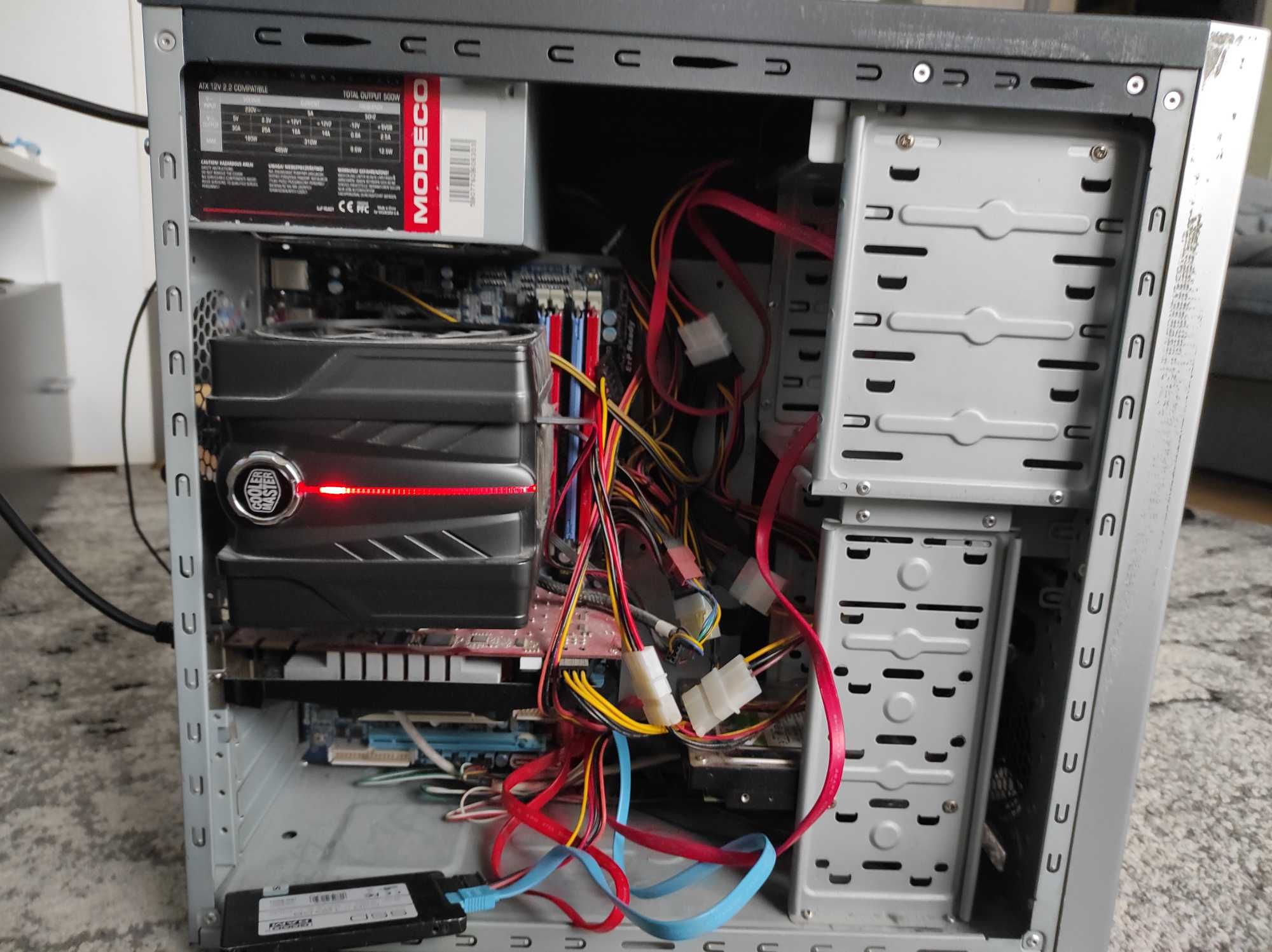 Komputer PC Do Gier. i5, P55-UD3L, Nvidia GF GTS450, Dysk SSD, 128GBRA