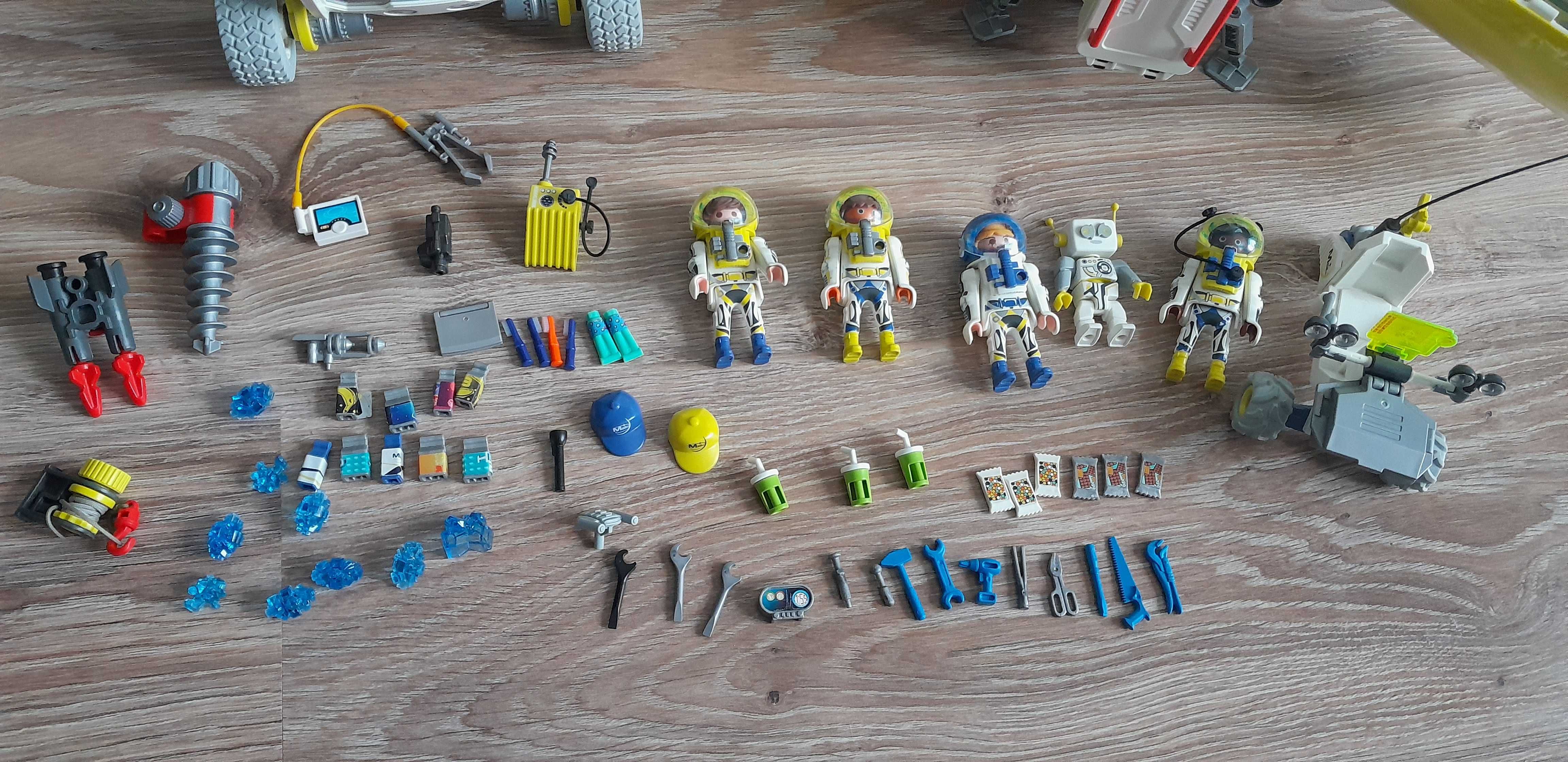 Playmobil duży zestaw Misja na Marsa Łazik marsjański, stacja, pojazd