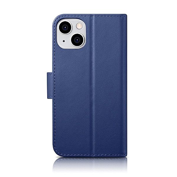 iCarer Wallet Case 2in1 etui iPhone 14 Plus skórzany pokrowiec z klapk