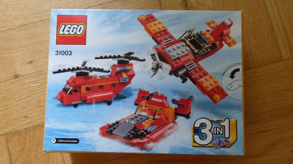 Lego CREATOR 31003 Samolot poduszkowiec 3w1 NOWY - UNIKAT