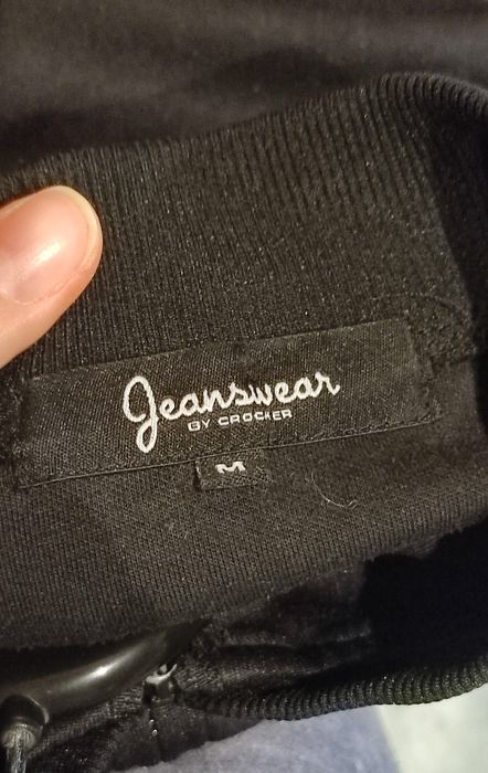 Jeanswear Bluza jak bomberka czarna r.M