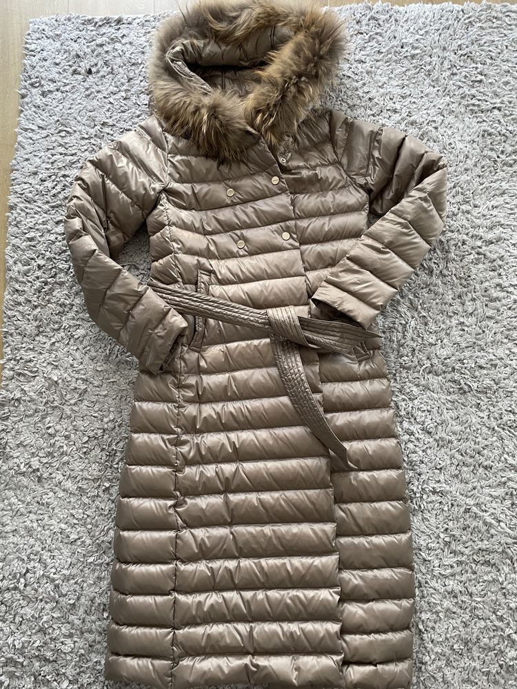 Kurtka puchowa Ochnik, rozm XXS, beżowa
