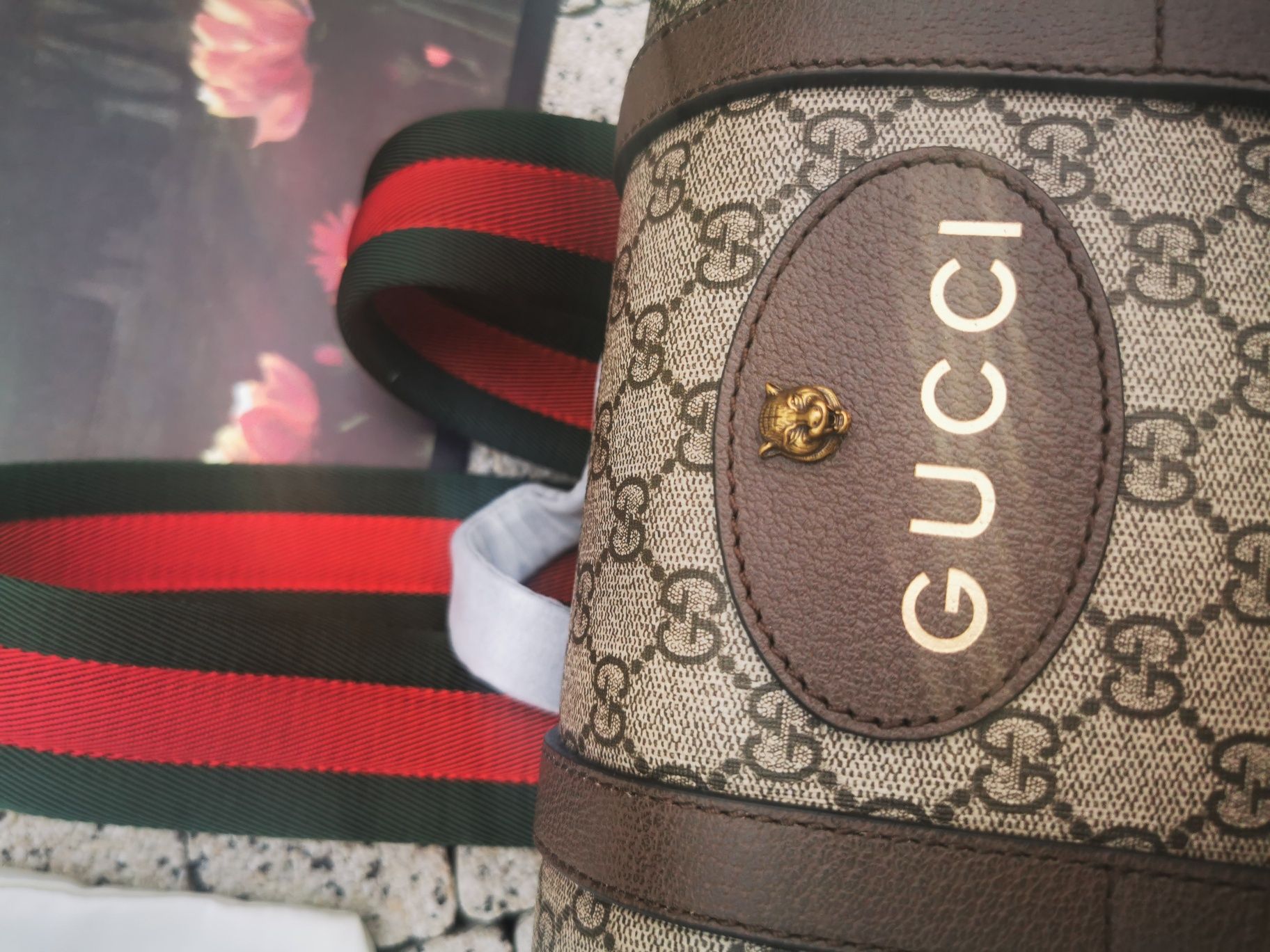 Gucci plecak GG feline Supreme backpack