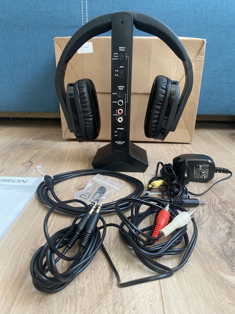 Słuchawki Over Ear Thomson WHP-5327 czarny