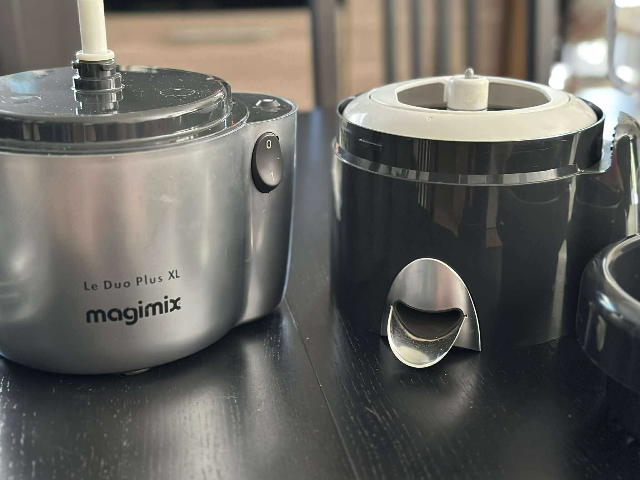 Ekskluzywna sokowirówka francuskiej firm Magimix Le Duo Plus XL Chrome