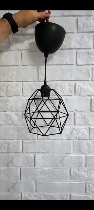 Lampa sufitowa, wisząca, metalowa IKEA Brunsta