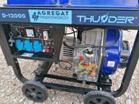 Agregat prądotwórczy generator prądu 6,5kW 6500W 12KM Diesel Thunder