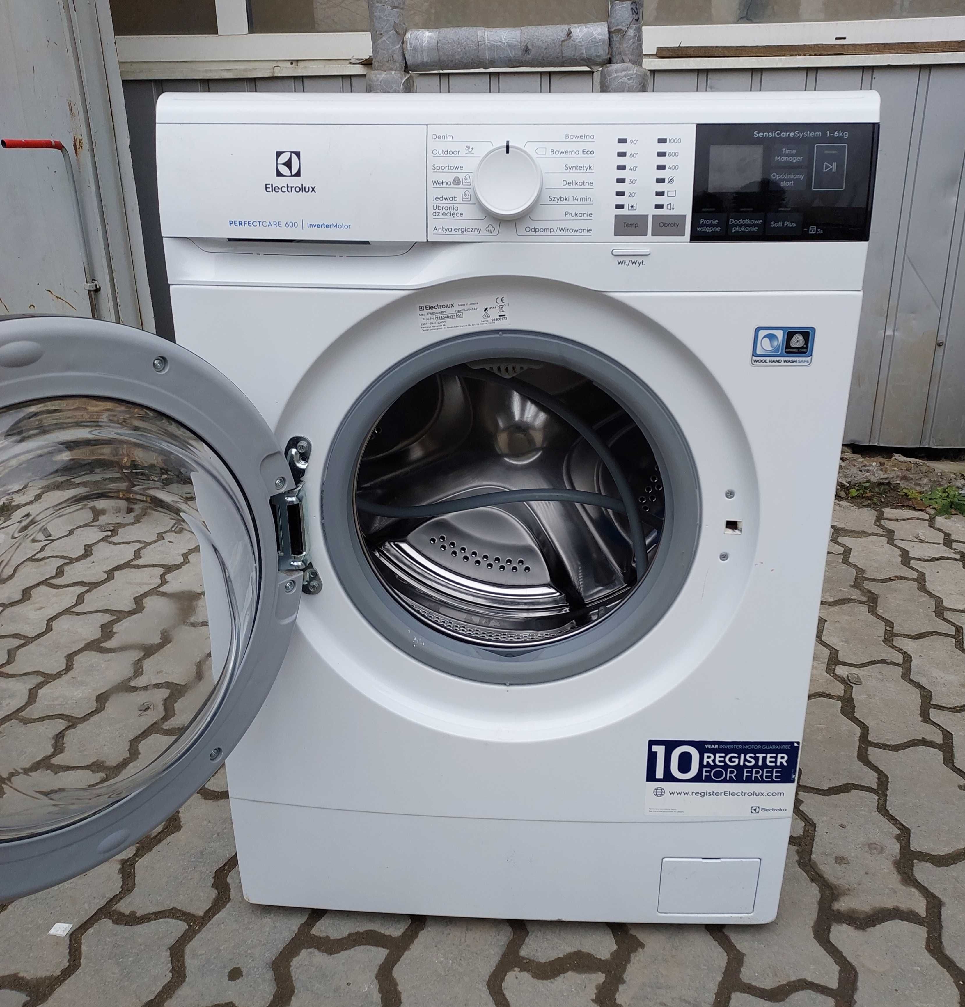 Узкая 40см стиральная машина 6кг А+++ Електролюкс Electrolux EW6S406BP