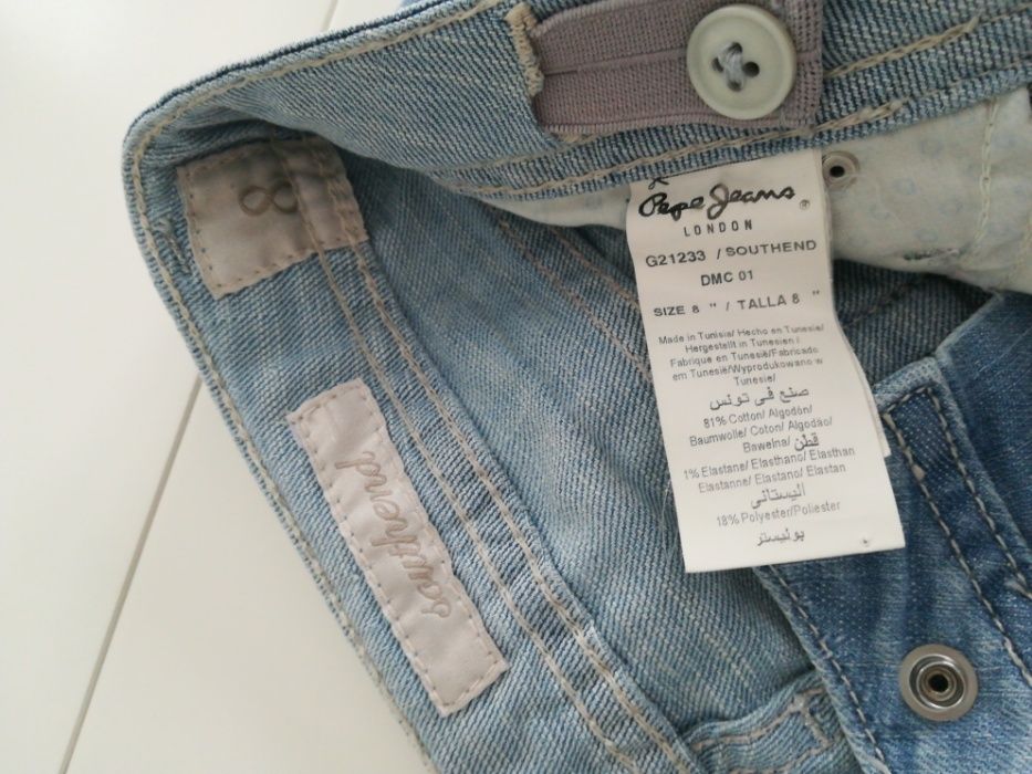 Spodnie Pepe Jeans na 8 lat jeansy, dżinsy