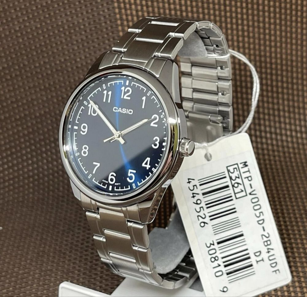 Casio годинник оригінал, чорний циферблат,