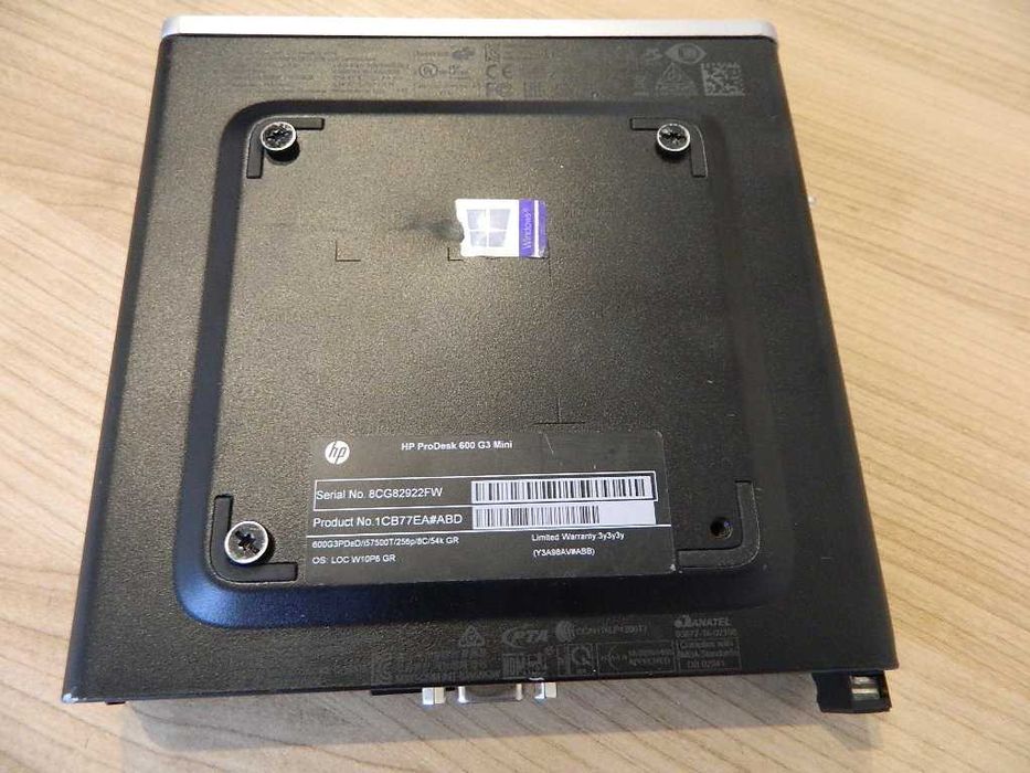 HP Prodesk 600 G3 mini Core i5-7500 pamięć 8GB DDR4 256GB SSD