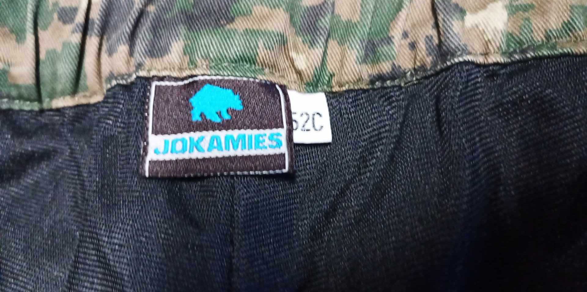 Ocieplone Spodnie Fińskie Myśliwskie Jokamies r.52C pas 84-94