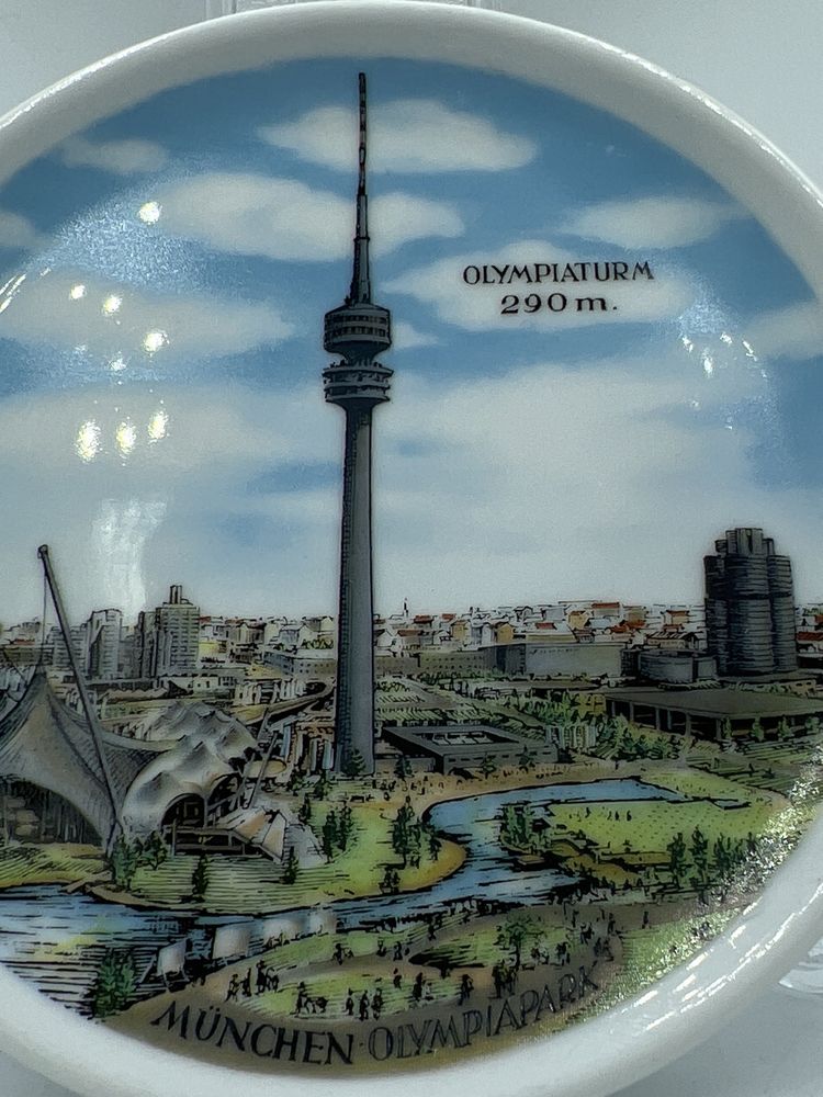 Talerzyk porcelanowy ozdobny munchen olympiapark