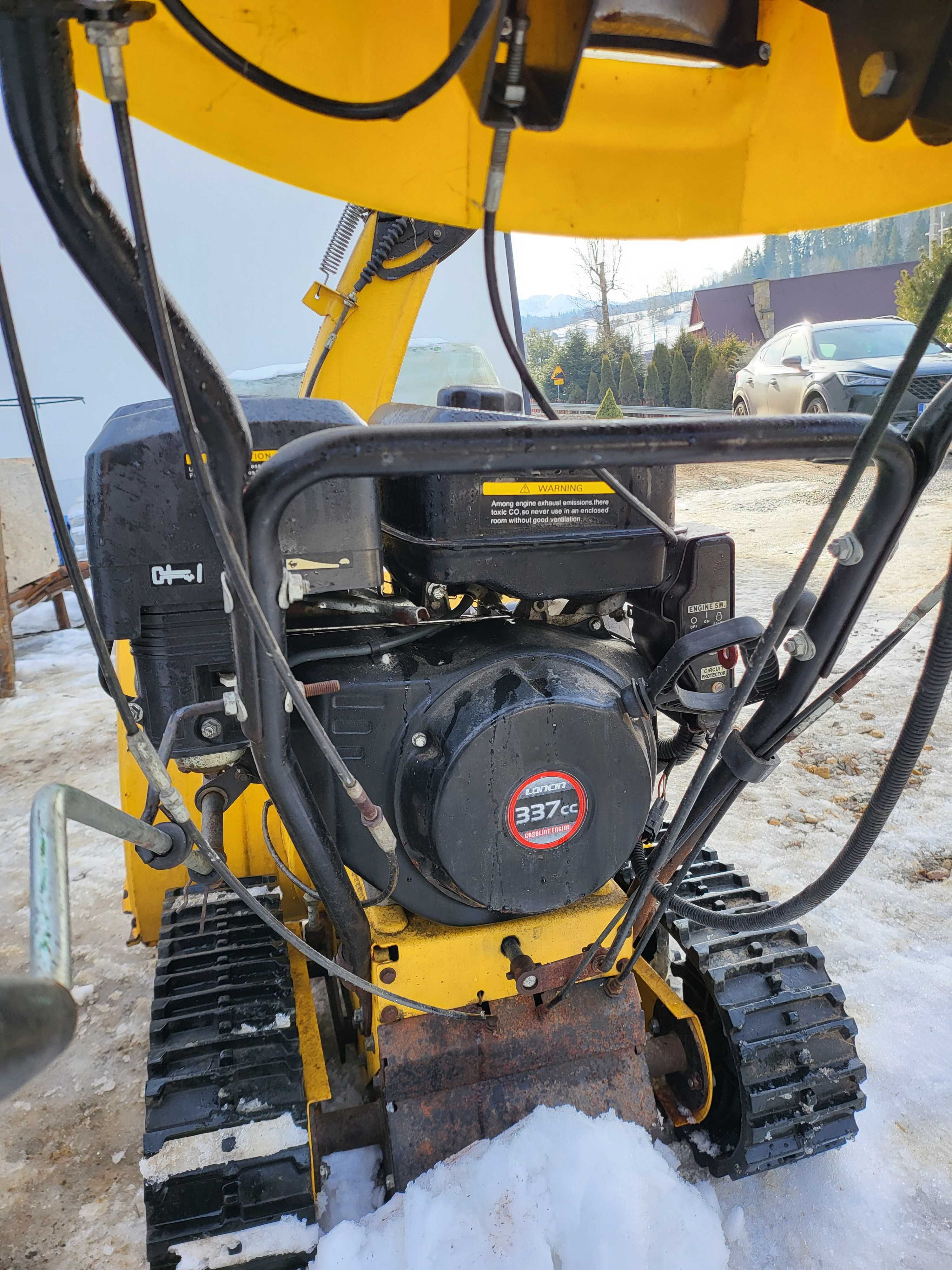 Odśnieżarka spalinowa na gąsienicach Loncin