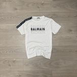 Біла Футболка Балмен Balmain Paris Logo Tape, розмір L, оригінал