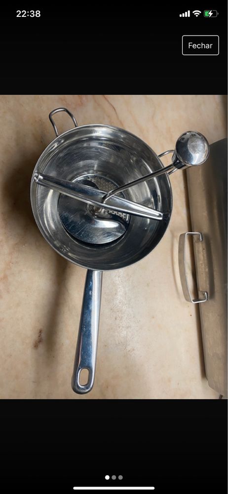 Passevit inox em muito bom estado