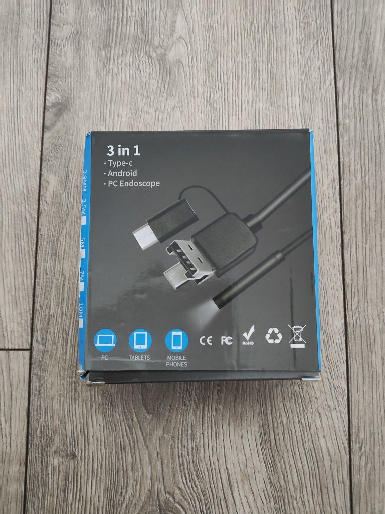 5m kamera endoskopowa na USB C / A /micro do telefonu / komputera