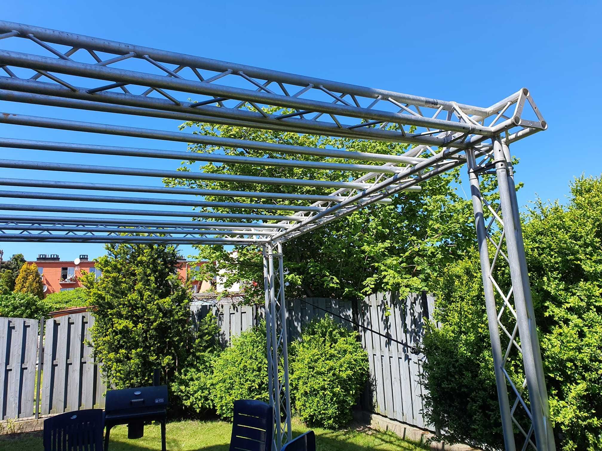 pergola altana z aluminium trawersy