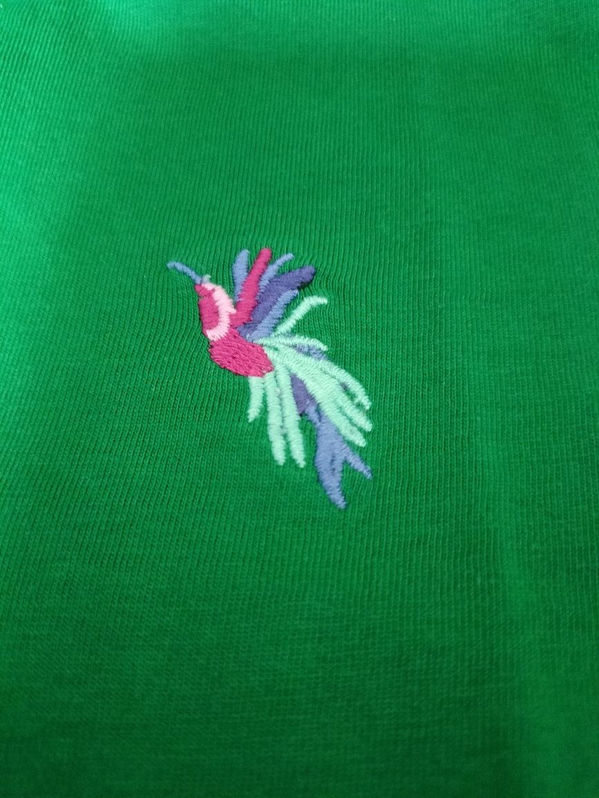 Zielony t-shirty dziewczęcy